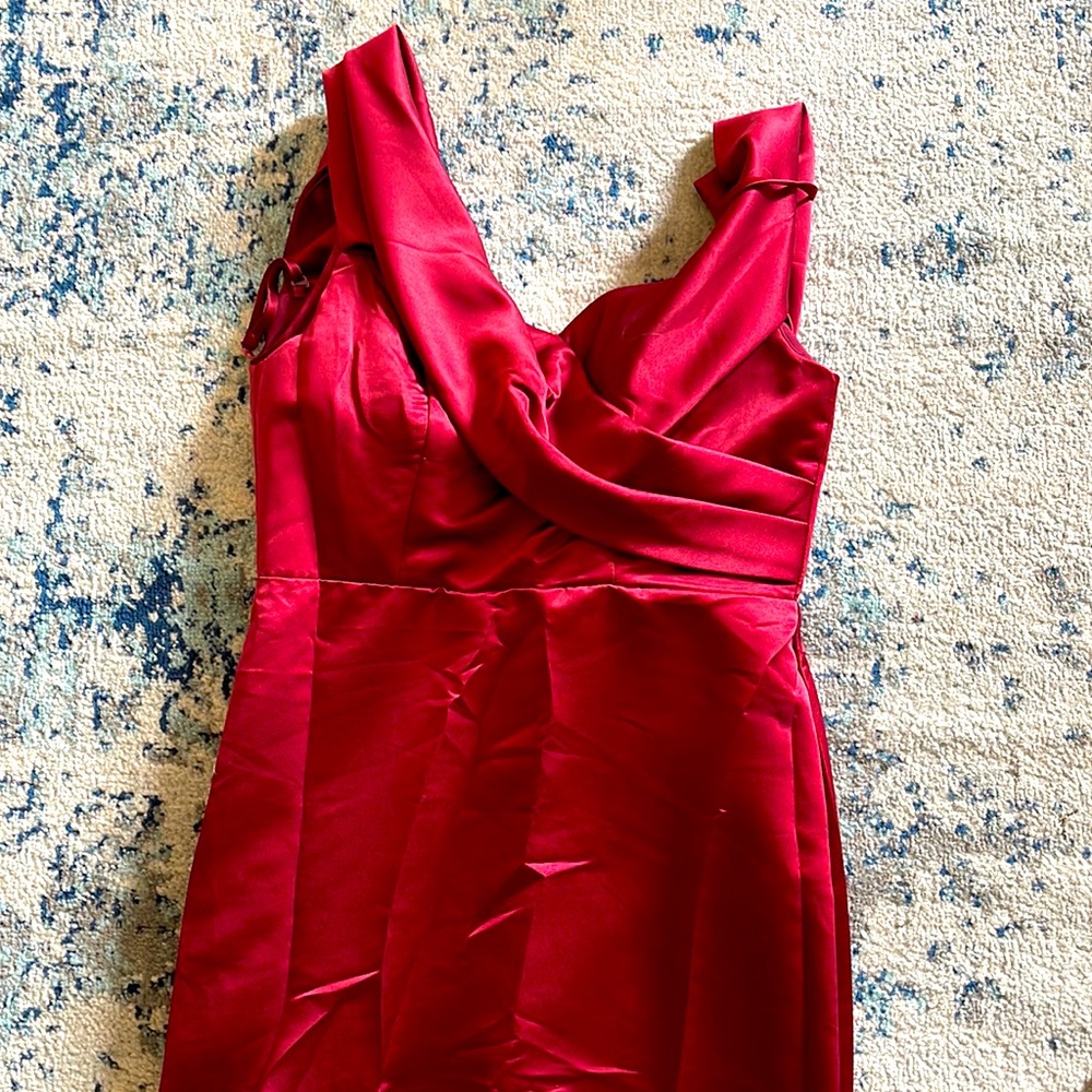 Red Gala gown worn once